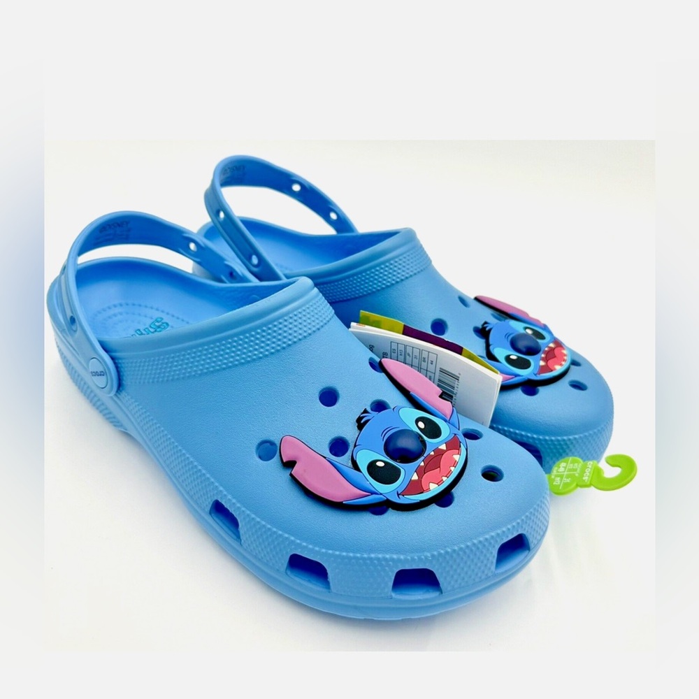 NWT Crocs x Stitch Classic Clog Oxygen Size Men 13 and 11